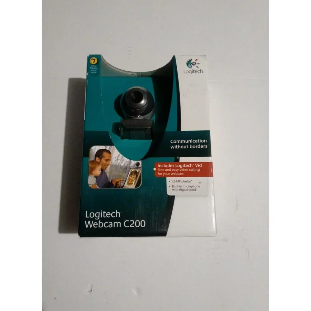 Logitech Webcam C200 Communication without bordes New